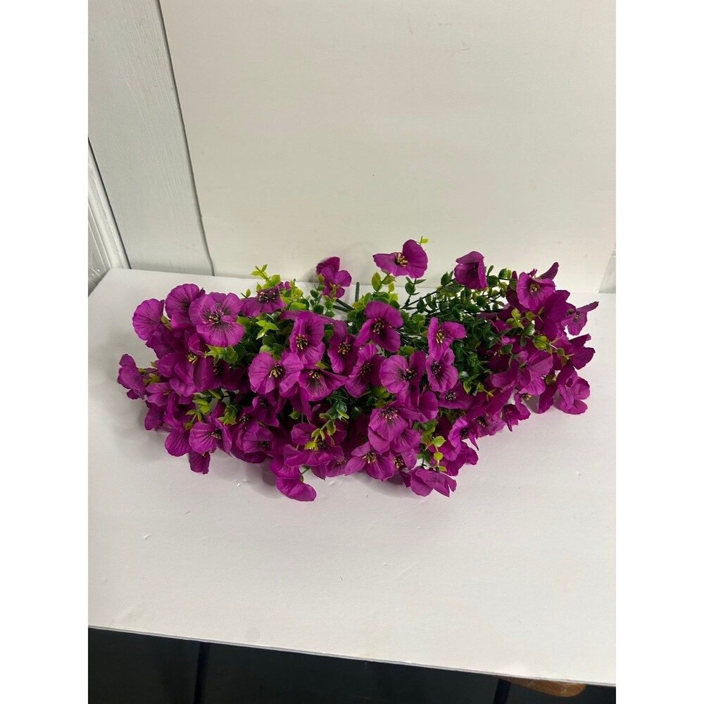 Artificial Flower Raspberry Color Bushes